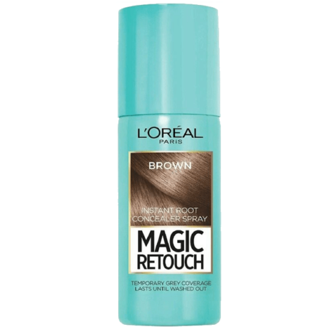 اسپری کانسیلر ریشه لورال مدل MAGIC RETOUCH رنگ قهوه ای - BROWN اصلی #صورتک #SORATAK