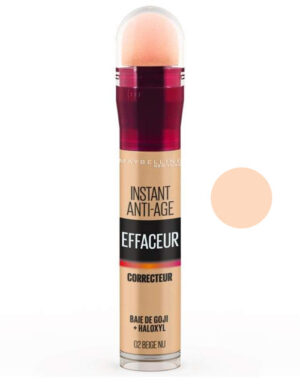 کانسیلر میبلین سری جدید INSTANT ANTI-AGE ERASER EFFACEUR شماره00 IVORY #صورتک #SORATAK