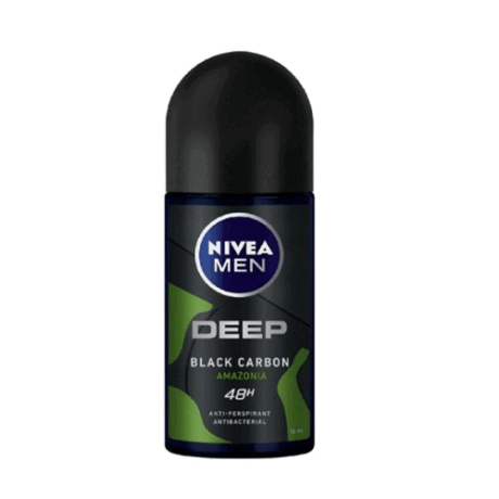 مام رول مردانه نیوا دیپ (سبز) بلک کربن آمازونیا (DEEP BLACK CARBON NEW (Amazonia ا NIVEA