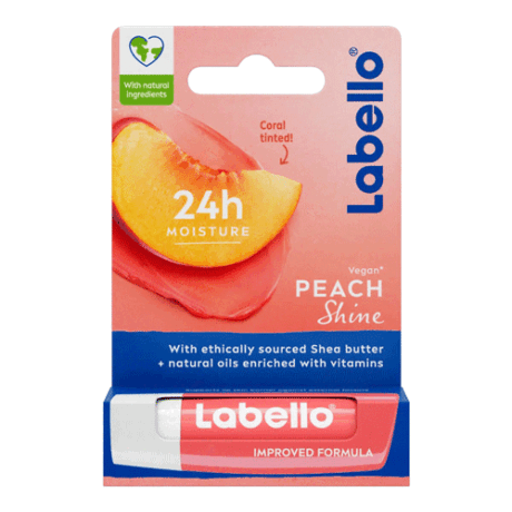 بالم لب لبلو هلو مدل Labello Peach Shine