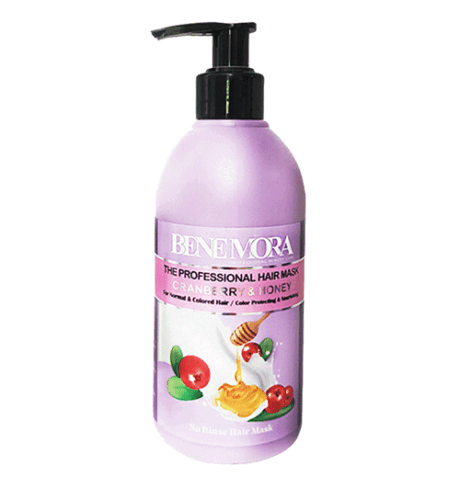 ماسک موی بیرون حمام کرن بری و عسل بن مورا Benmora Hair mask outside the bathroom, cranberry and honey,